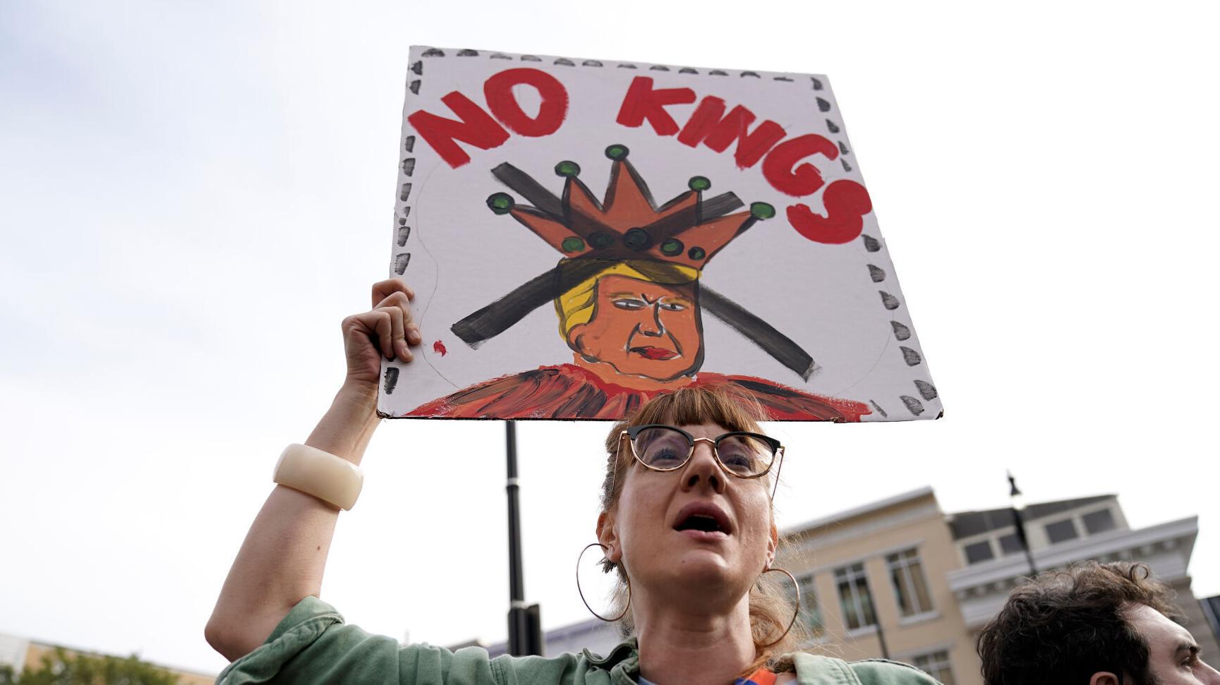 'No Kings' demonstrators protest against Trump in what GOP calls 'hate America' rallies